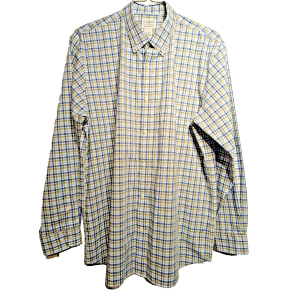 L.L. Bean Other - VTG. LL Bean Mens Sz: L Traditional Fit Button Down Shirt Plaid Cotton Pristine!